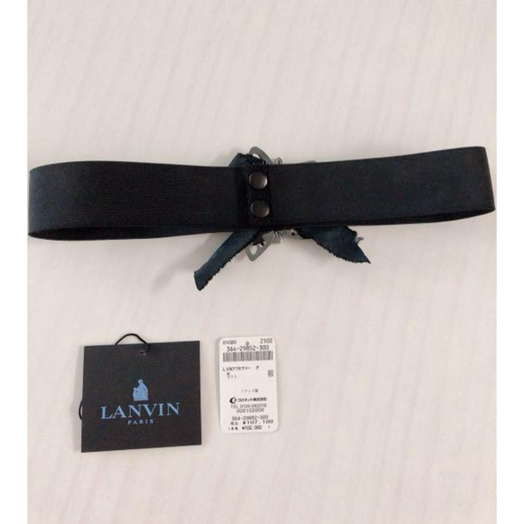 LANVIN(ランバン)の【新品未使用】  LANVIN ランバン　ベルト　ウエストマーク　ゴムベルト レディースのファッション小物(ベルト)の商品写真
