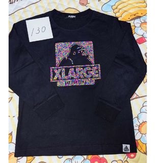 エクストララージキッズ(XLARGE KIDS)のエクストララージキッズ　ロンT　ブラック　130(Tシャツ/カットソー)