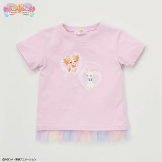 バースデイ - わんだふるぷりきゅあ Tシャツ 100 ピンク しまむら プリキュア バースデイ