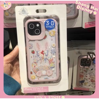 ディズニー(Disney)の【上海】ダッフィーフレンズ　イースター　iPhone13/14/15ケース(iPhoneケース)