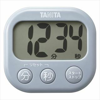 デジタルタイマー 抗菌でか見えタイマー ブルーグレーTD-429-BL(調理道具/製菓道具)