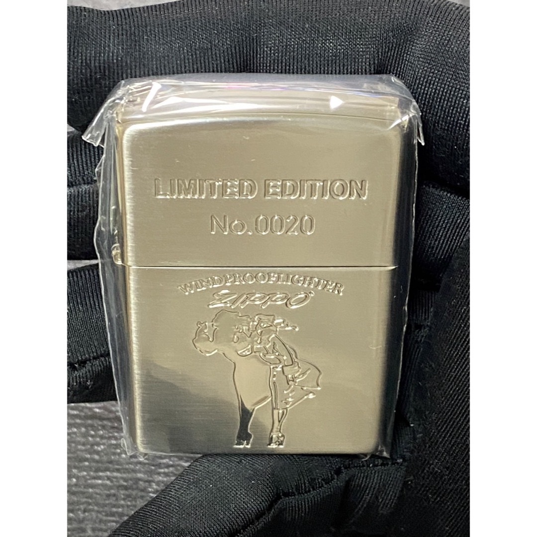 zippo ウィンディ ダブルシルエット 限定品 前面刻印 2023年製の zippo ウィンディ ダブルシルエット 限定品 前面刻印 2023年製の