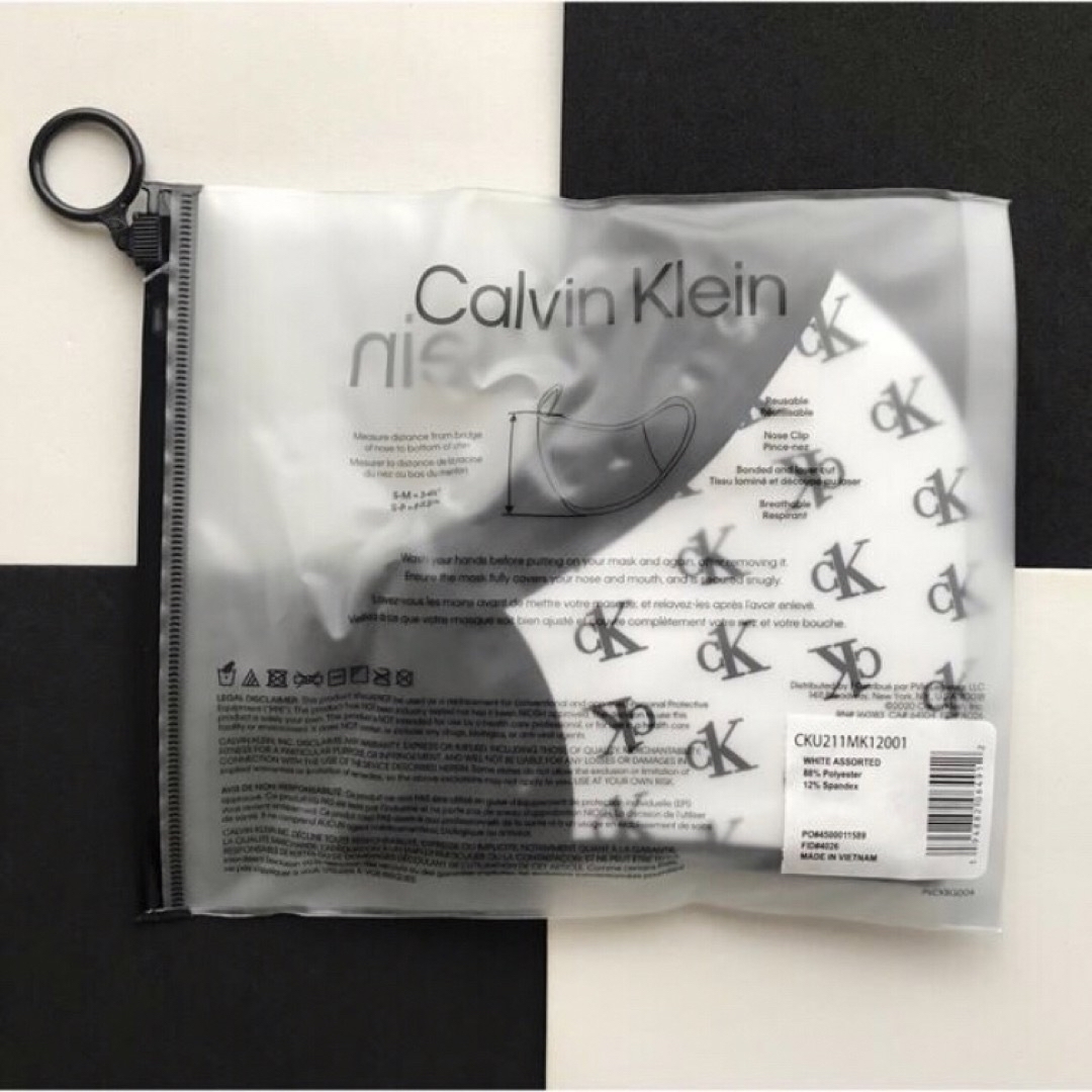 Calvin Klein(カルバンクライン)の極レア ck USA カルバンクライン フェイス マスク 3枚 完売品 下着 メンズのファッション小物(その他)の商品写真