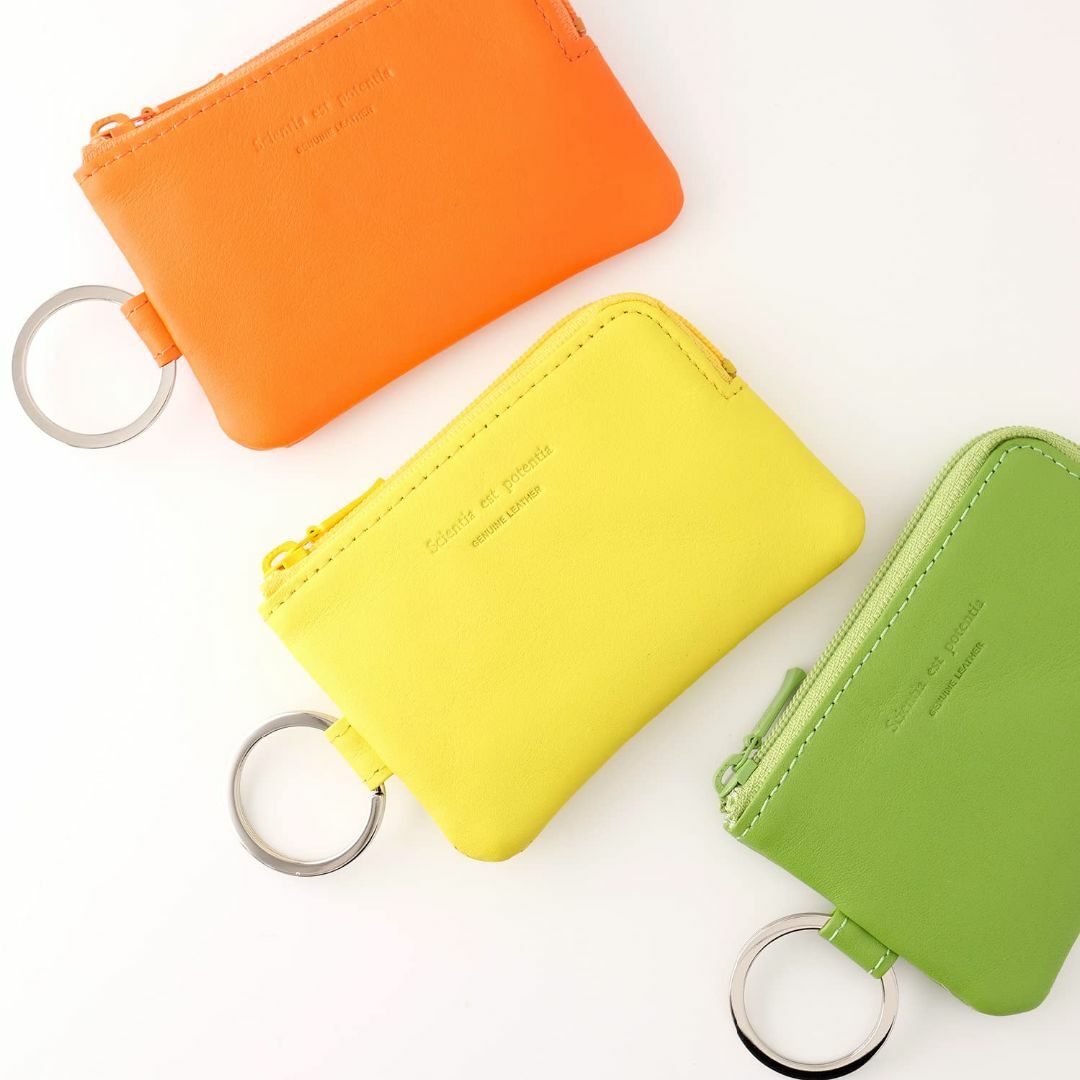 色:オレンジスリップオン ノワールキーポーチ メンズのバッグ(その他)の商品写真