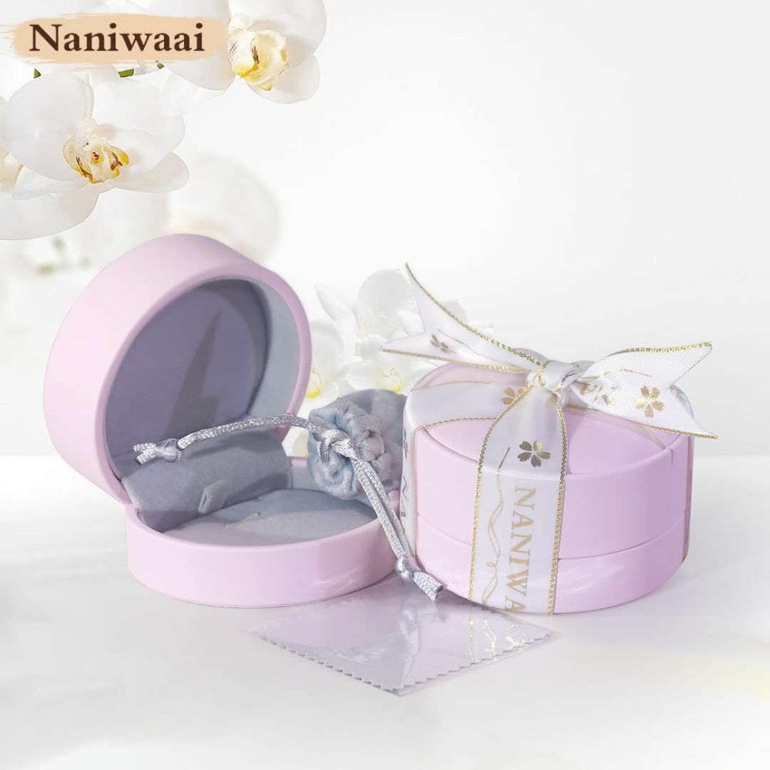 【色: white-p】Naniwaai ブレスレット レディース 上質ジルコニ レディースのアクセサリー(その他)の商品写真