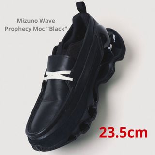 ミズノ(MIZUNO)のMizuno Wave Prophecy Moc "Black"  23.5cm(ローファー/革靴)