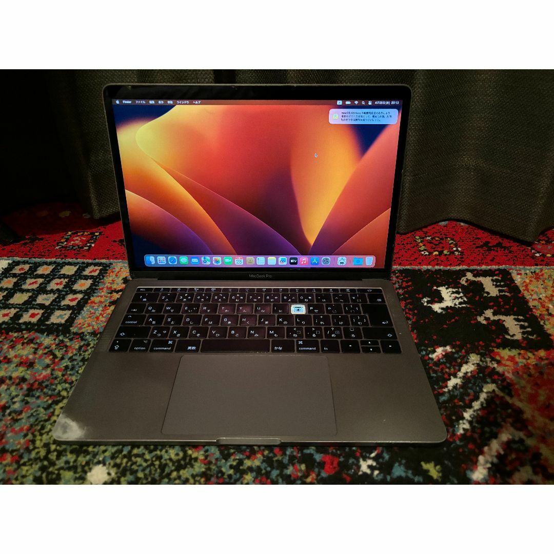 Apple(アップル)のMacBook Pro 2017,Thunderbolt 3 RT スマホ/家電/カメラのPC/タブレット(ノートPC)の商品写真