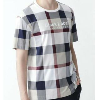 ブラックレーベルクレストブリッジ(BLACK LABEL CRESTBRIDGE)の【新品】ブラックレーベルクレストブリッジ　Tシャツ　M　ベージュ　CBチェック(Tシャツ/カットソー(半袖/袖なし))