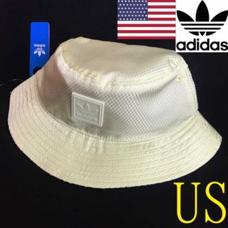 アディダス(adidas)のレア【新品】アディダス キャップ USA  バケット イエロー 帽子(ハット)