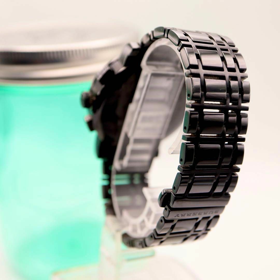 BURBERRY(バーバリー)の美品！BURBERRY ヘリテージ クロノグラフ デイト メンズ腕時計 639 メンズの時計(腕時計(アナログ))の商品写真