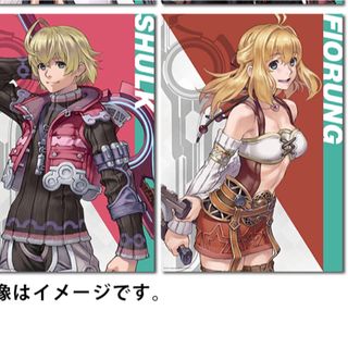 ゼノブレイド　ゼノブレイド2 クリアポスター　シュルク　フィオルン(ポスター)