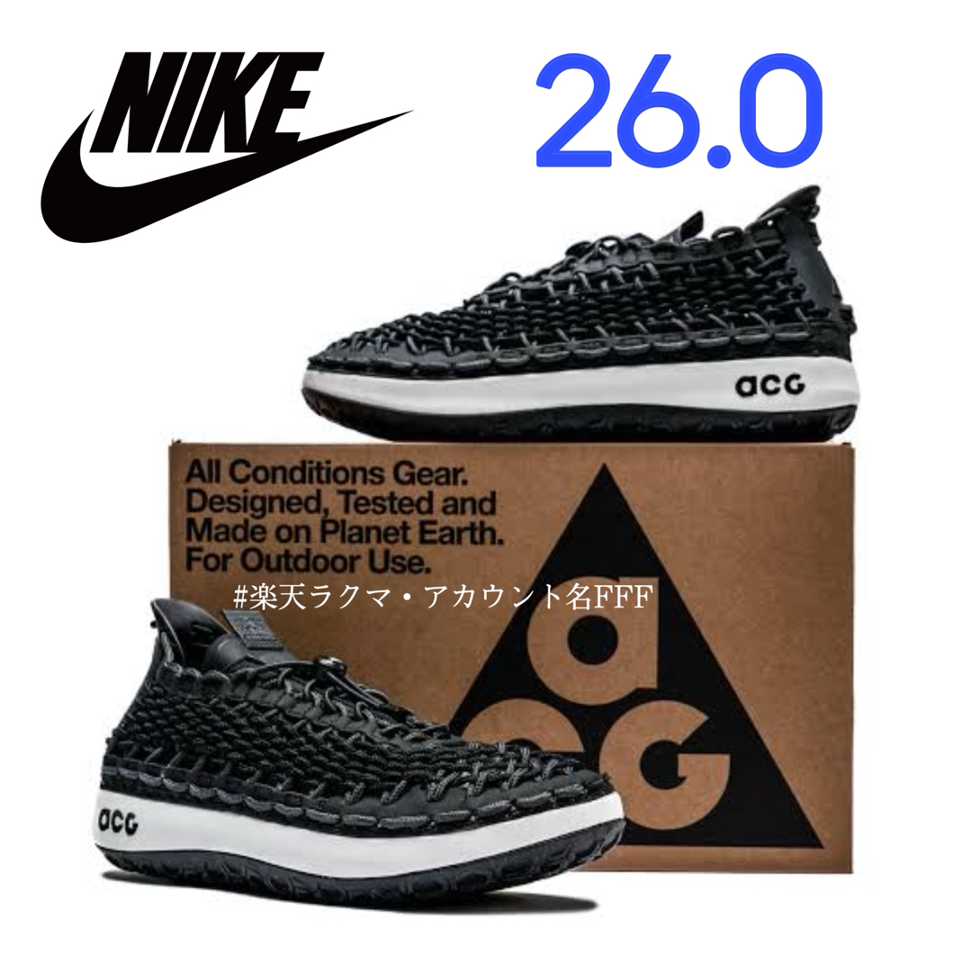 NIKE(ナイキ)の【新品26cm】NIKE ACG ウォーターキャット＋ ブラック/ホワイト メンズの靴/シューズ(スニーカー)の商品写真