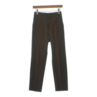 UNITED ARROWS - UNITED ARROWS ユナイテッドアローズ スラックス 34(XS位) 茶 【古着】【中古】