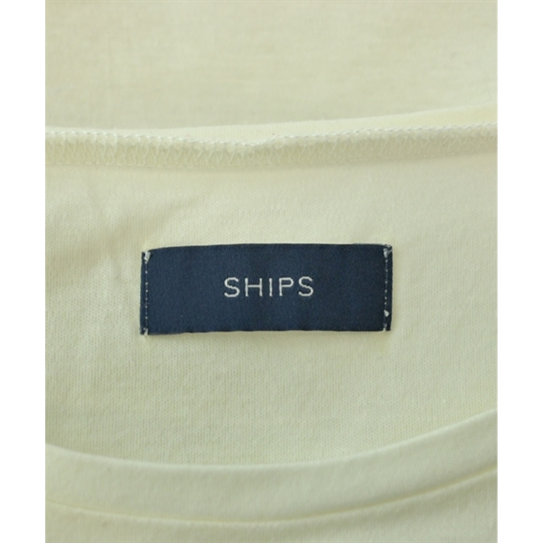 SHIPS(シップス)のSHIPS シップス ノースリーブ -(M位) 白 【古着】【中古】 レディースのトップス(タンクトップ)の商品写真