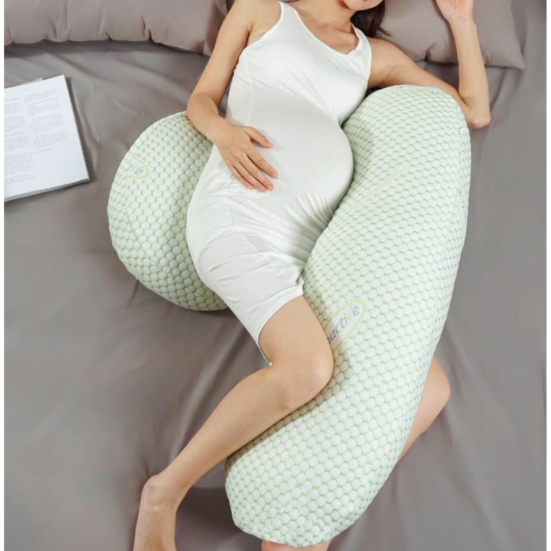 ウェッジ 妊婦 抱き枕 睡眠用 、 調節可能 快適 抱き枕 全身枕 多機能枕 授 インテリア/住まい/日用品の寝具(枕)の商品写真