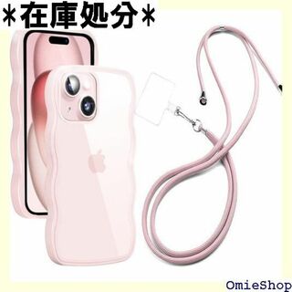 iPhone 13 ケース クリア ショルダー 全面保 長 応 ピンク 2279