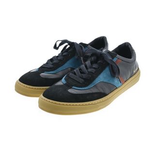 Paul Smith - Paul Smith スニーカー UK7(25.5cm位) 黒x水色x茶 【古着】【中古】