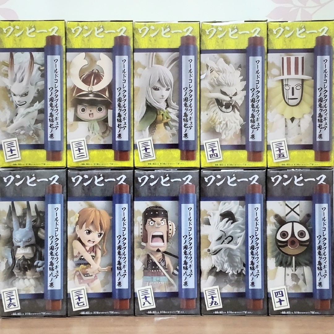 ONE PIECE(ワンピース)のワンピース ワールドコレクタブルフィギュア ワノ国鬼ヶ島編1〜11 全55種 エンタメ/ホビーのフィギュア(アニメ/ゲーム)の商品写真