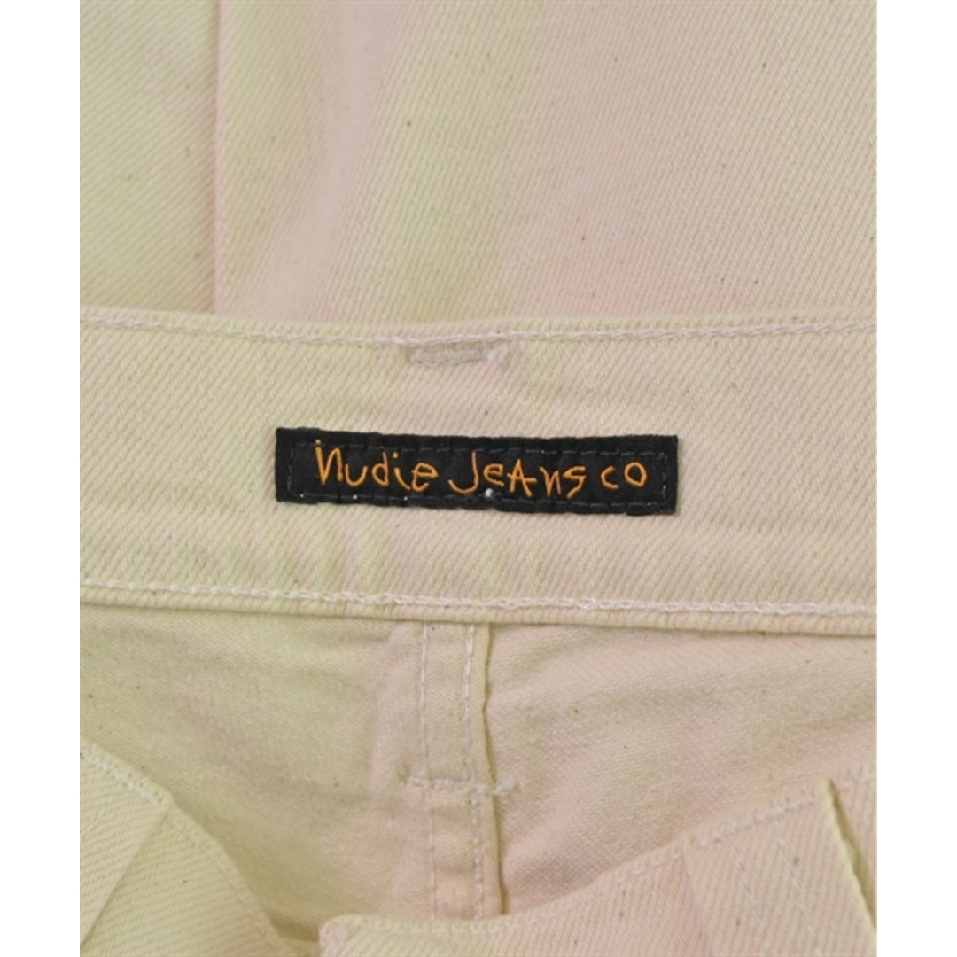 Nudie Jeans(ヌーディジーンズ)のNudie Jeans デニムパンツ 29(S位) アイボリー(デニム) 【古着】【中古】 メンズのパンツ(デニム/ジーンズ)の商品写真