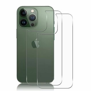 【新着商品】【2枚セット】For iPhone 13 Pro 背面ガラスフィルム(その他)