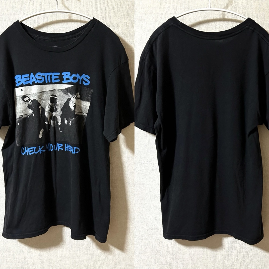 Mサイズ！BEASTIE BOYS ビースティーボーイズ 古着半袖Tシャツ 黒 メンズのトップス(Tシャツ/カットソー(半袖/袖なし))の商品写真