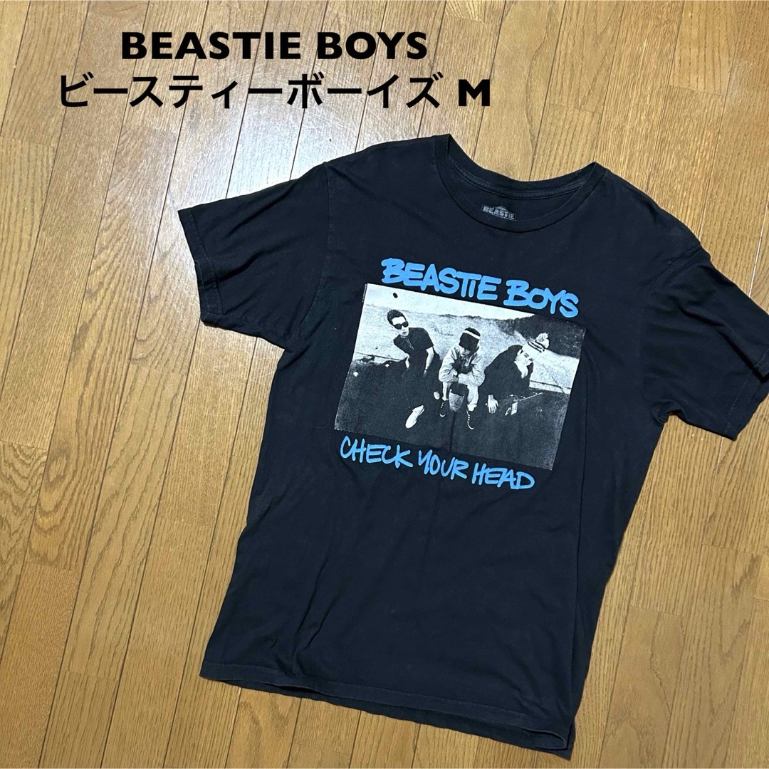 Mサイズ！BEASTIE BOYS ビースティーボーイズ 古着半袖Tシャツ 黒 メンズのトップス(Tシャツ/カットソー(半袖/袖なし))の商品写真