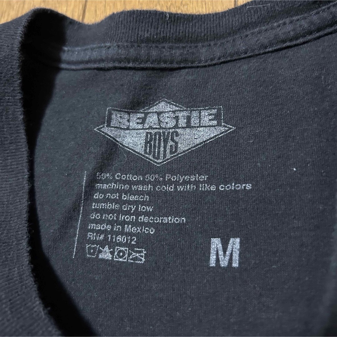 Mサイズ！BEASTIE BOYS ビースティーボーイズ 古着半袖Tシャツ 黒 メンズのトップス(Tシャツ/カットソー(半袖/袖なし))の商品写真