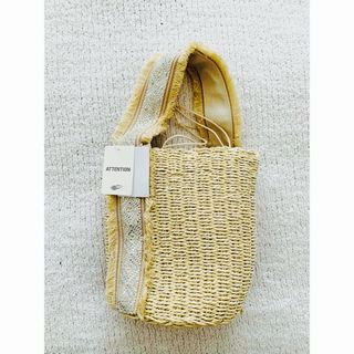 BEAMS 新品未使用タグ付き 軽量カゴバッグ　美品