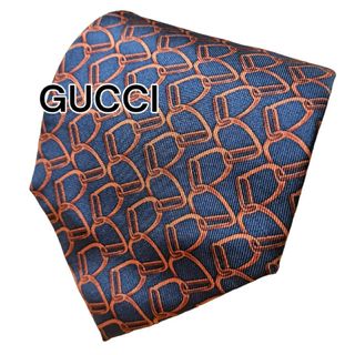 グッチ(Gucci)の【GUCCI】　グッチ　レッド系　総柄　イタリア製(ネクタイ)