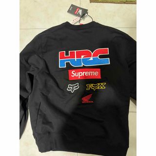 シュプリーム(Supreme)の新品未使用Supreme/Honda/Fox Racing Crewneck L(スウェット)