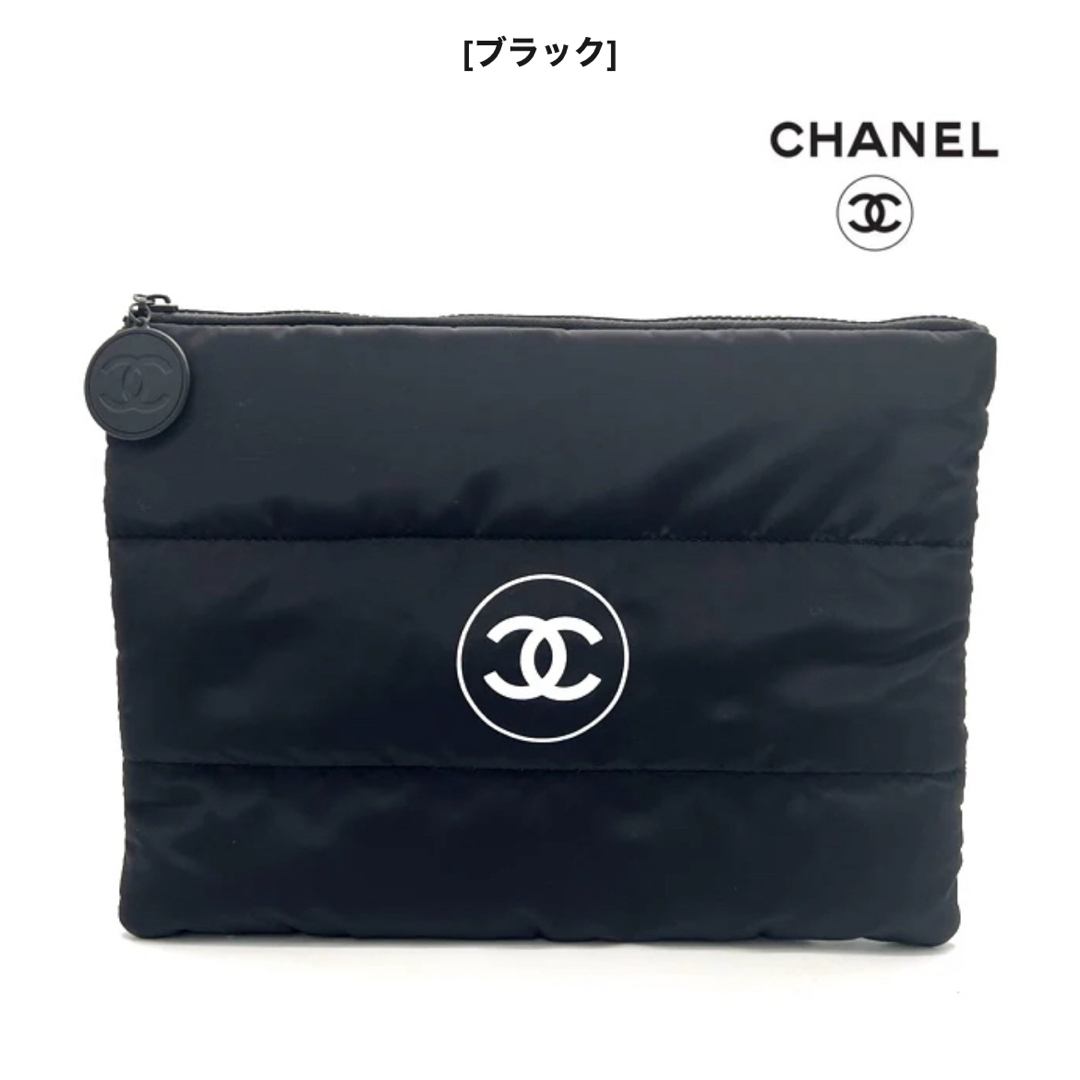 CHANEL(シャネル)のコスメ ポーチ 化粧品 小物入れ コスメティック 海外免税店 ノベルティ限定商品 スマホ/家電/カメラのスマホアクセサリー(その他)の商品写真