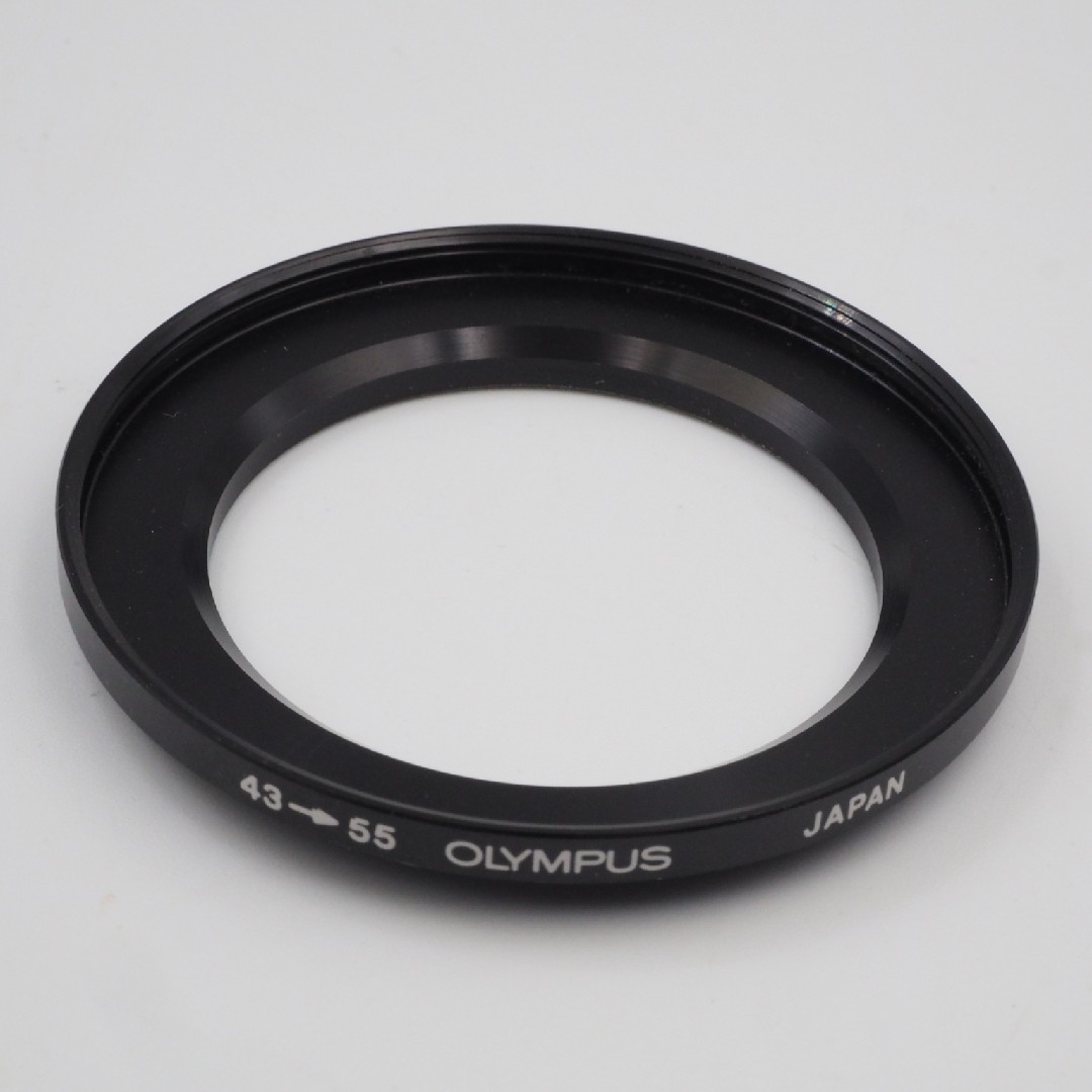 OLYMPUS(オリンパス)のオリンパス OLYMPUS  純正　ステップアップリング 43→55mm スマホ/家電/カメラのカメラ(その他)の商品写真