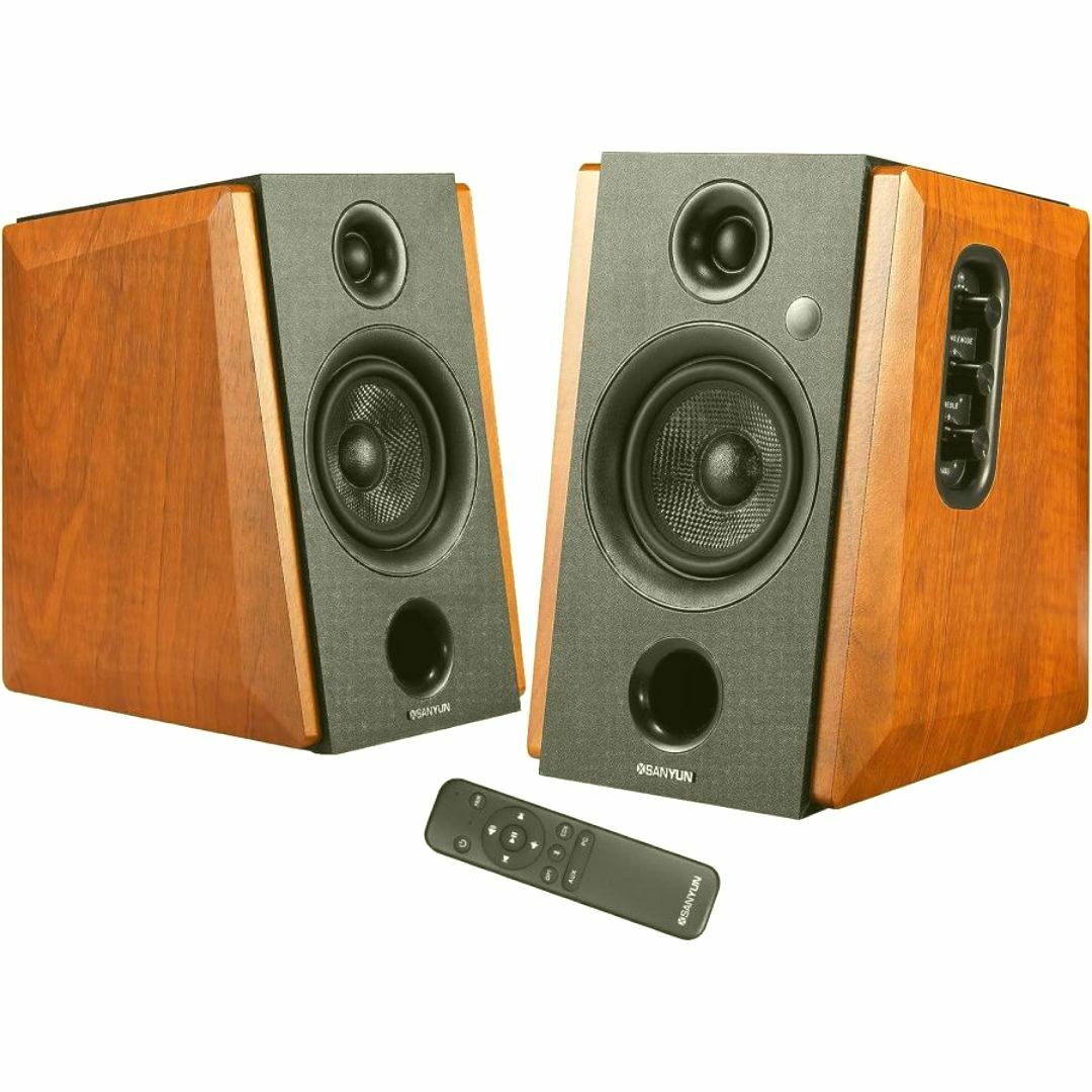 Sanyun SW228BT 80Wアクティブブックシェルフスピーカー Sanyun SW228BT 80Wアクティブブックシェルフスピーカー