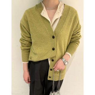 プラージュ(Plage)の新品タグ付き プラージュ Plage eleven knit  グリーンB(カーディガン)