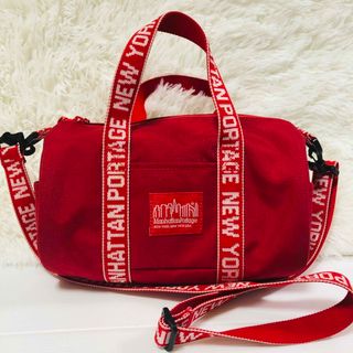 Manhattan Portage - 【希少/限定カラー/レッド】マンハッタンポーテージ 2WAY ショルダーバッグ