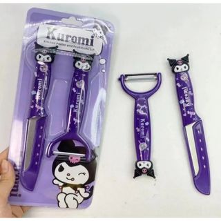 クロミちゃん　包丁　ピューラー　セット　キッチン用品　調理器具　サンリオ　紫