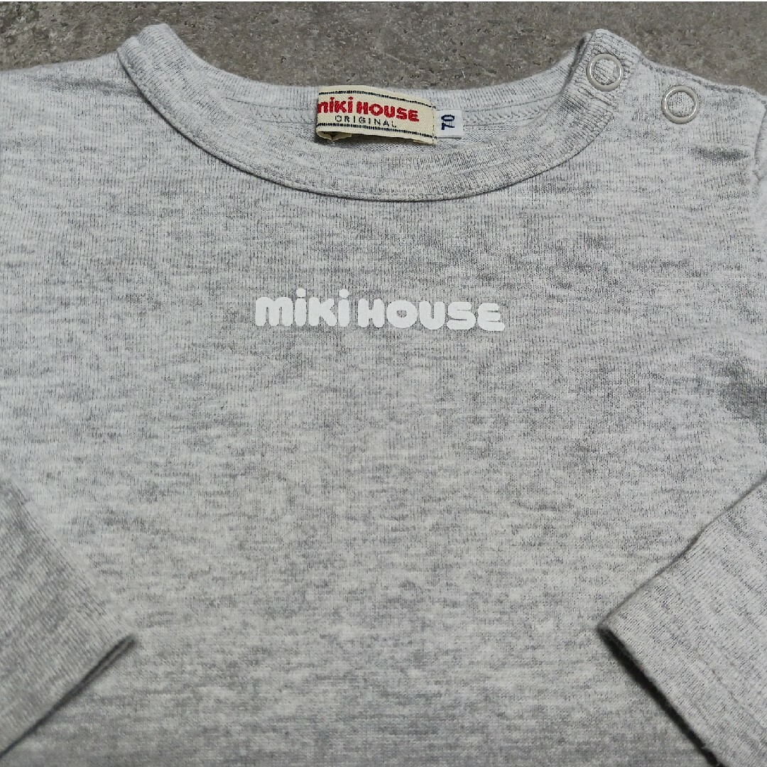 mikihouse(ミキハウス)のMIKIHOUSE  長袖Tシャツ  ベビー キッズ/ベビー/マタニティのベビー服(~85cm)(Ｔシャツ)の商品写真