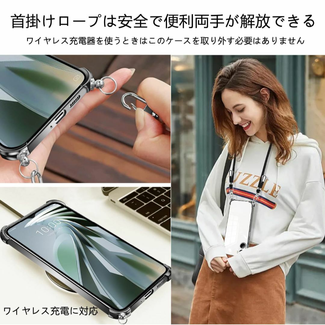 【サイズ:ZTELibero5GIV_色:ブラック】PAILAIMEN ZTE  スマホ/家電/カメラのスマホアクセサリー(その他)の商品写真