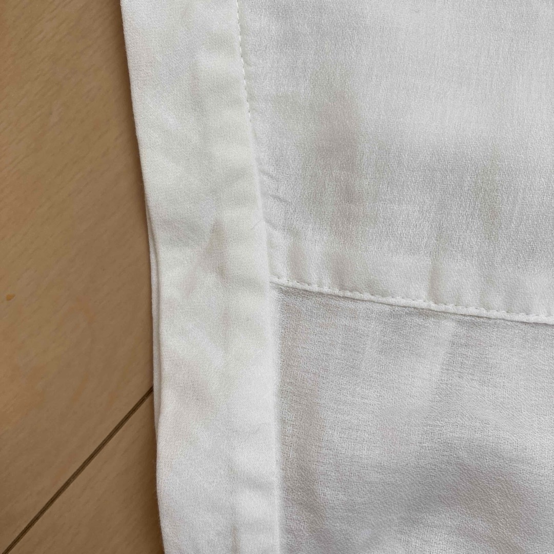 LAUTREAMONT(ロートレアモン)のロートレアモン【M】半袖シャツ　透け感　胸ポケット　綿100%  レディースのトップス(シャツ/ブラウス(半袖/袖なし))の商品写真