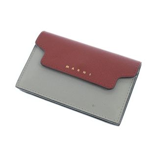 MARNI マルニ カードケース - 赤xグレー 【古着】【中古】