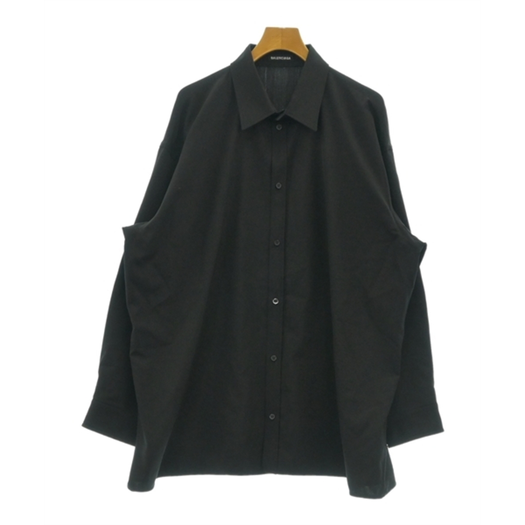 Balenciaga(バレンシアガ)のBALENCIAGA バレンシアガ カジュアルシャツ 41(M位) 黒 【古着】【中古】 メンズのトップス(シャツ)の商品写真
