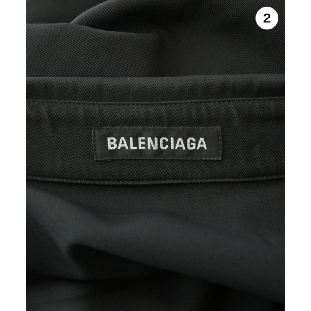 Balenciaga(バレンシアガ)のBALENCIAGA バレンシアガ カジュアルシャツ 41(M位) 黒 【古着】【中古】 メンズのトップス(シャツ)の商品写真