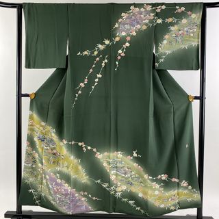 訪問着 身丈153cm 裄丈64cm 正絹 優品 【中古】