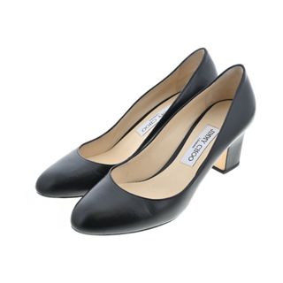 ジミーチュウ(JIMMY CHOO)のJIMMY CHOO ジミーチュー パンプス EU38(24.5cm位) 黒 【古着】【中古】(ハイヒール/パンプス)