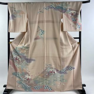 訪問着 身丈167.5cm 裄丈68.5cm 正絹 優品 【中古】(着物)