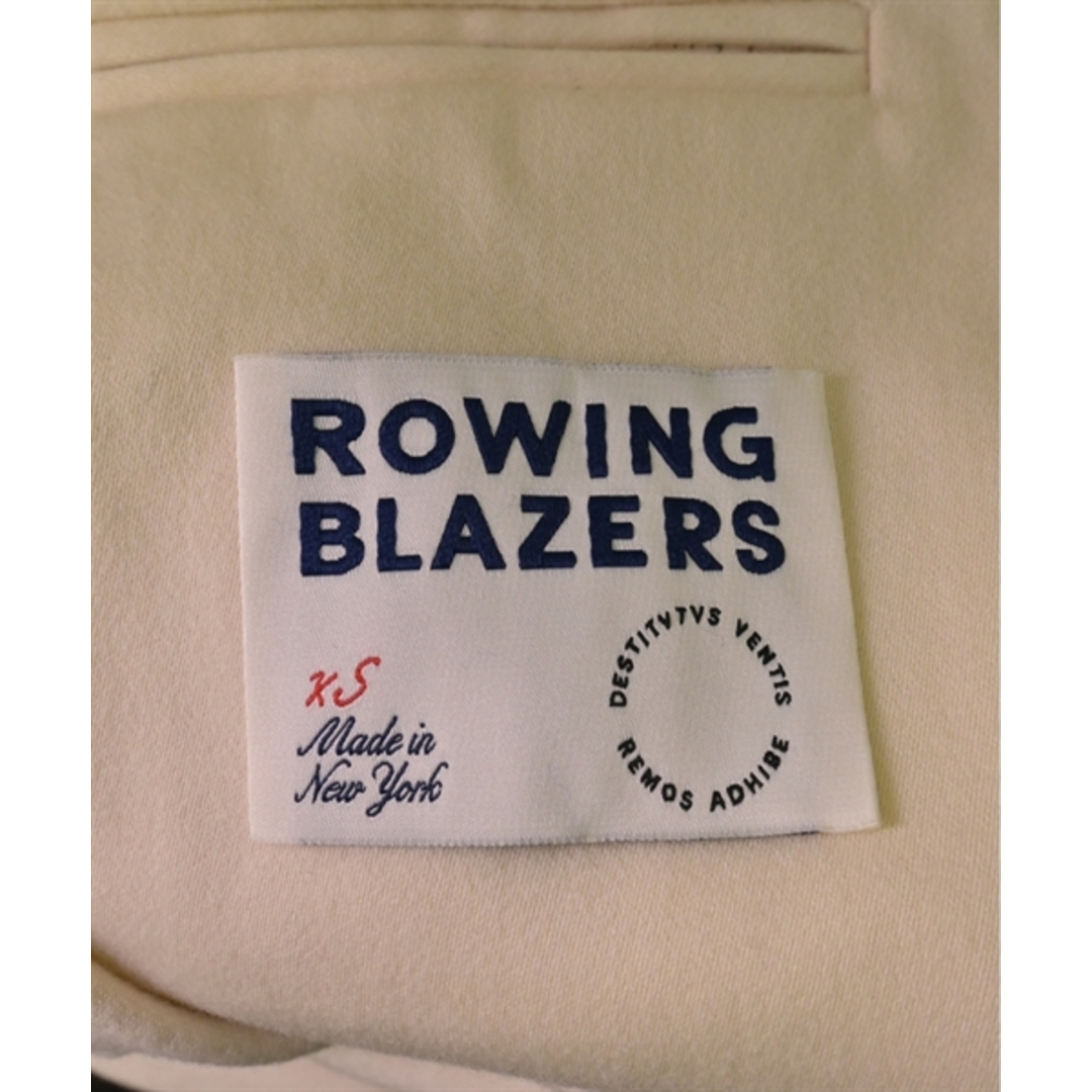 ROWING BLAZERS カジュアルジャケット XS アイボリーx紺等 【古着】【中古】 レディースのジャケット/アウター(テーラードジャケット)の商品写真