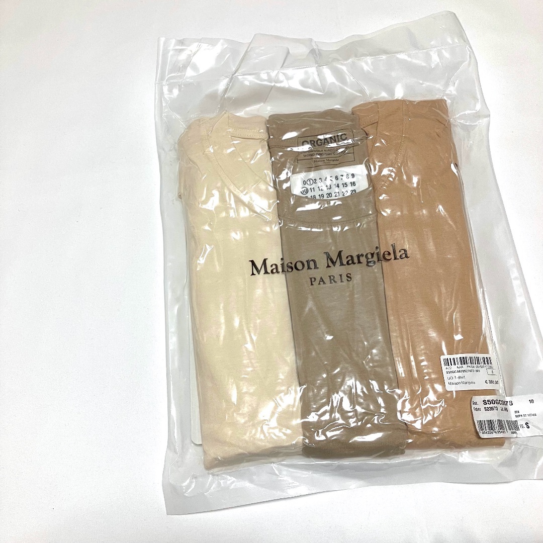 Maison Martin Margiela(マルタンマルジェラ)の新品 S 22aw マルジェラ パックT Tシャツ 茶系 6145 メンズのトップス(Tシャツ/カットソー(半袖/袖なし))の商品写真