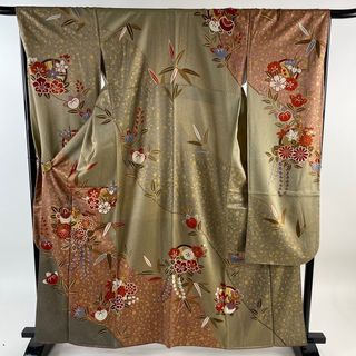 振袖 身丈161.5cm 裄丈67cm 正絹 秀品 【中古】(着物)