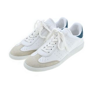 イザベルマラン(Isabel Marant)のISABEL MARANT スニーカー 38(25cm位) 白xグレーx青緑 【古着】【中古】(スニーカー)