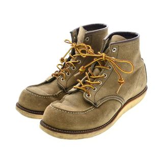 レッドウィング(REDWING)のREDWING ブーツ US10 1/2(28.5cm位) ベージュ 【古着】【中古】(ブーツ)